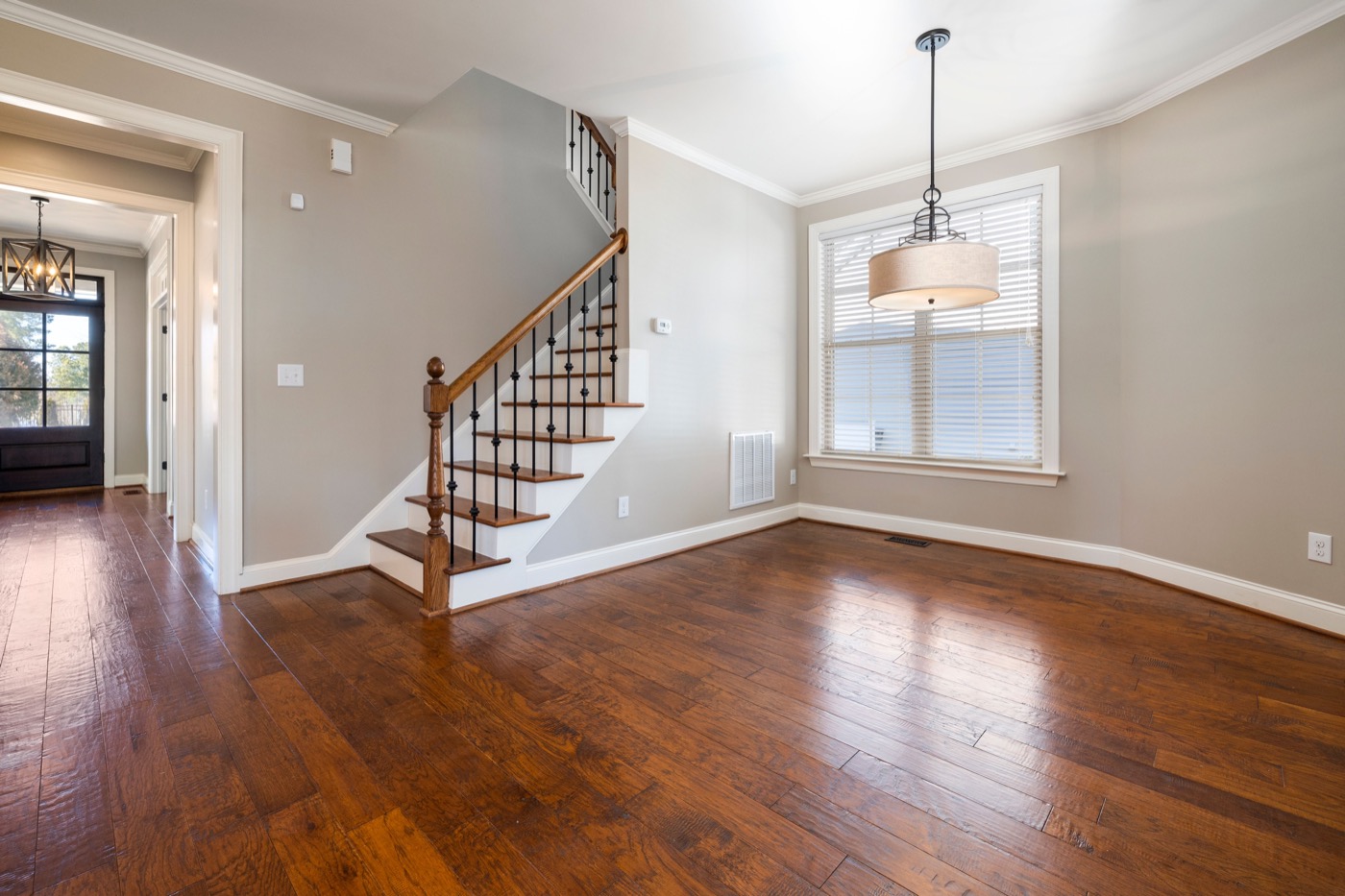 Empty rental being cleaned for move-out in Hampton Roads